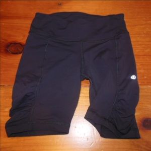 Lululemon Ruched Biker Shorts